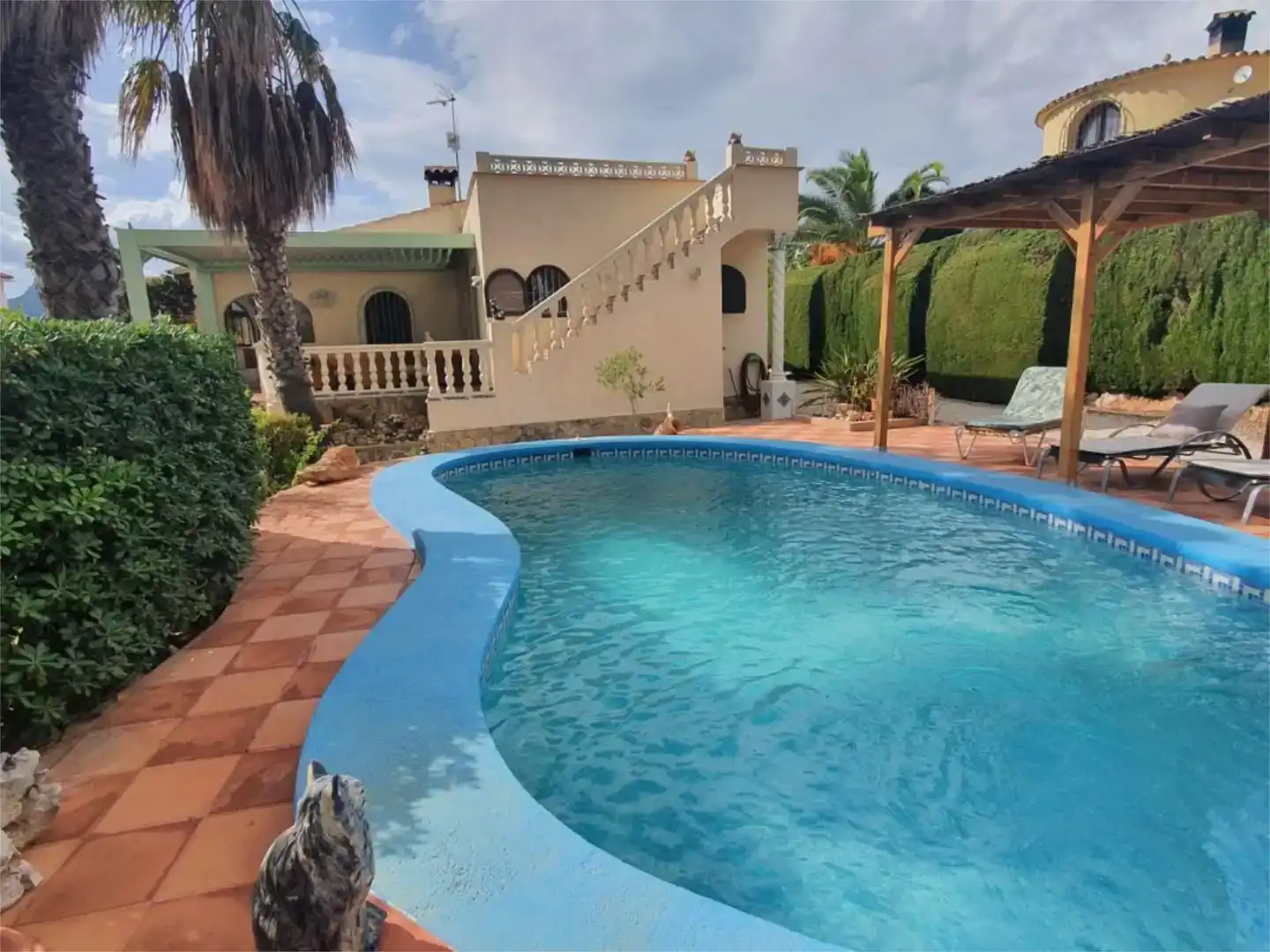 Piscina de Casa o xalet en venda en Calpe / Calp amb Aire condicionat, Piscina i Balcó