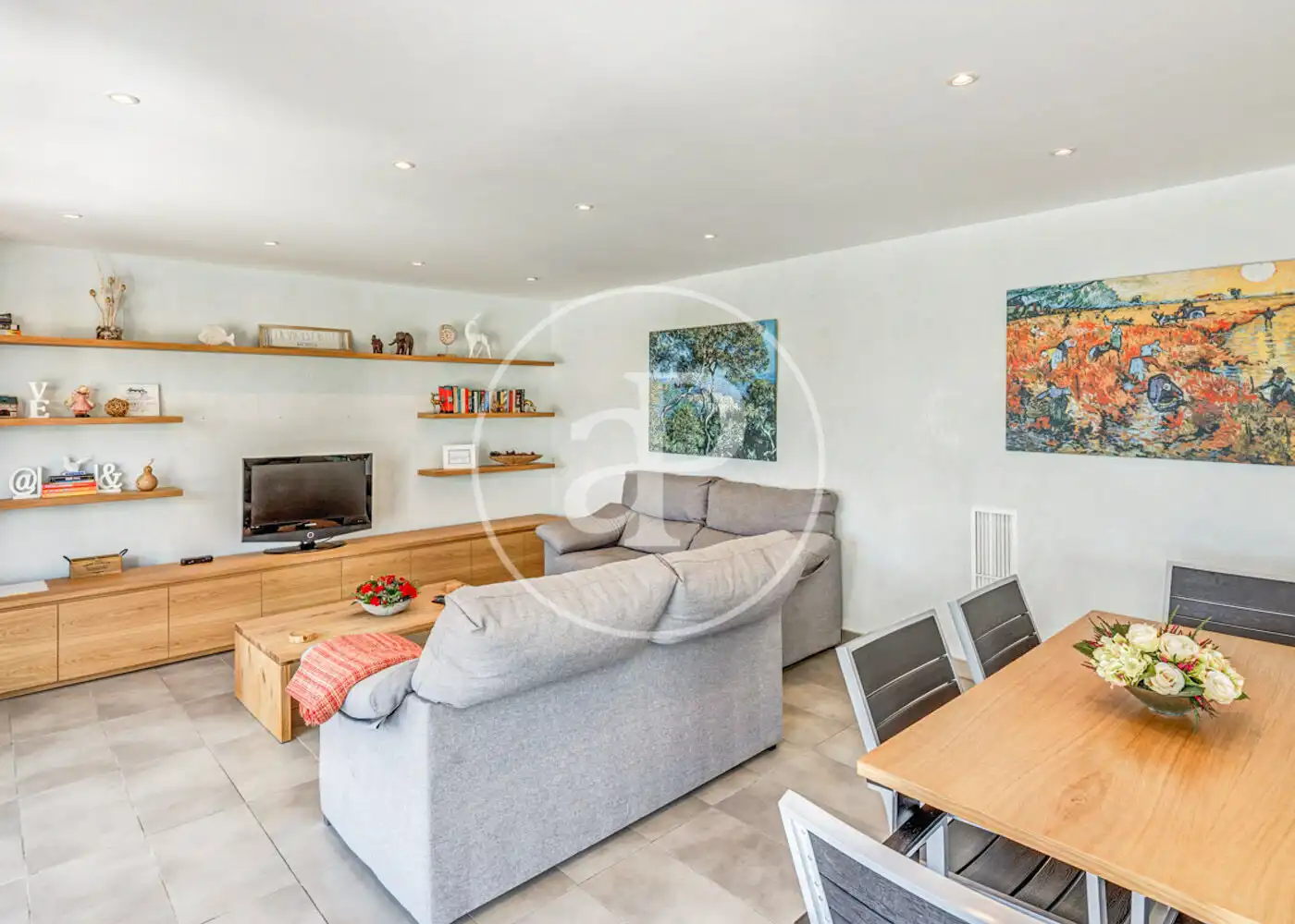 Living room of Houses for rent in Alcúdia  with Air Conditioner, Heating and Private garden