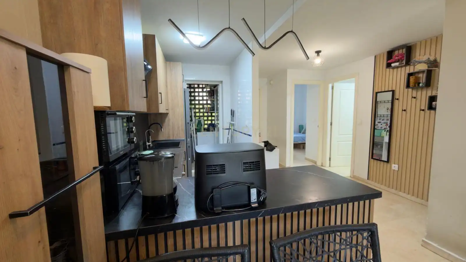 Cocina de Apartamento en venta en Mijas con Jardín privado, Trastero y Piscina comunitaria
