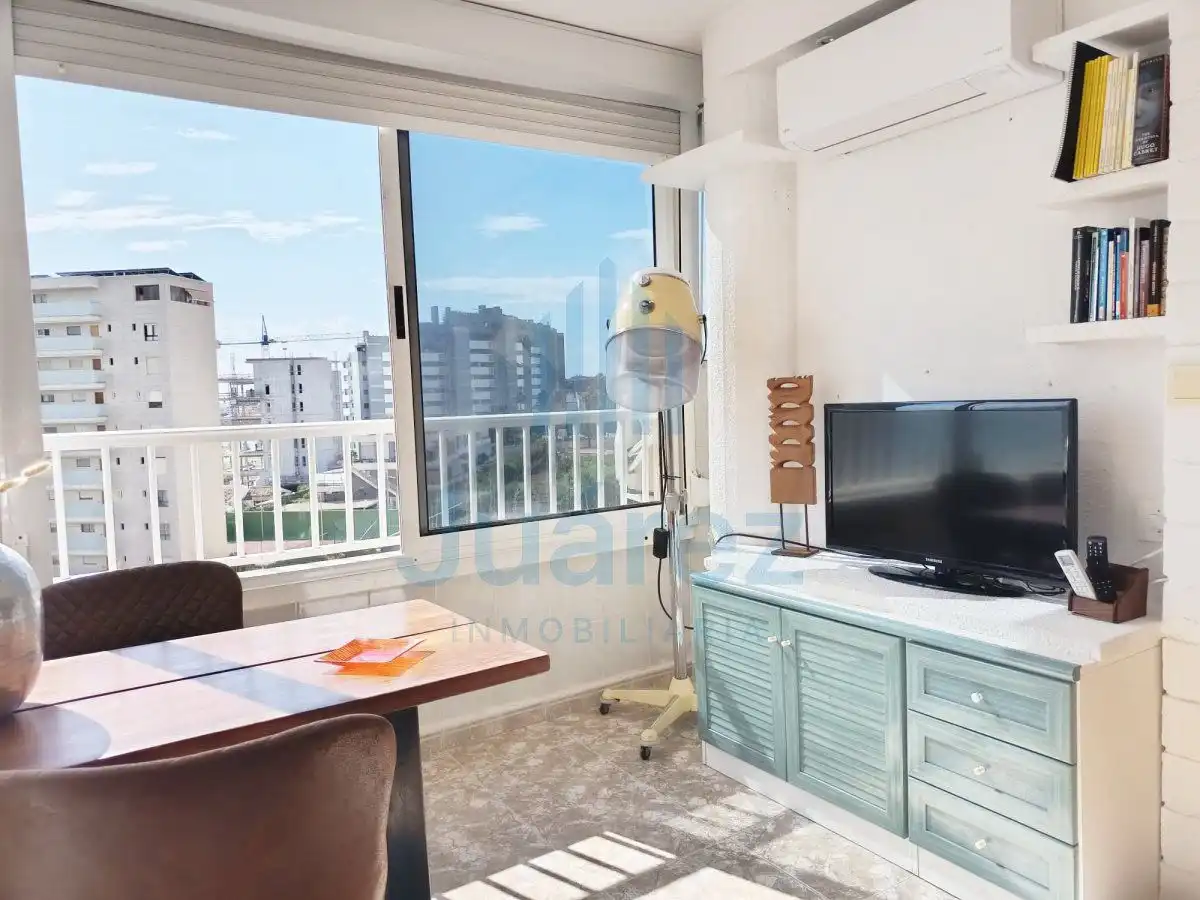 Schlafzimmer von Wohnung zur Miete in Alicante / Alacant mit Klimaanlage, Terrasse und Möbliert