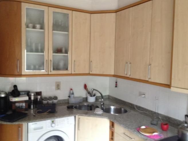Kitchen of Flat to rent in Ourense Capital   with Heating and Balcony