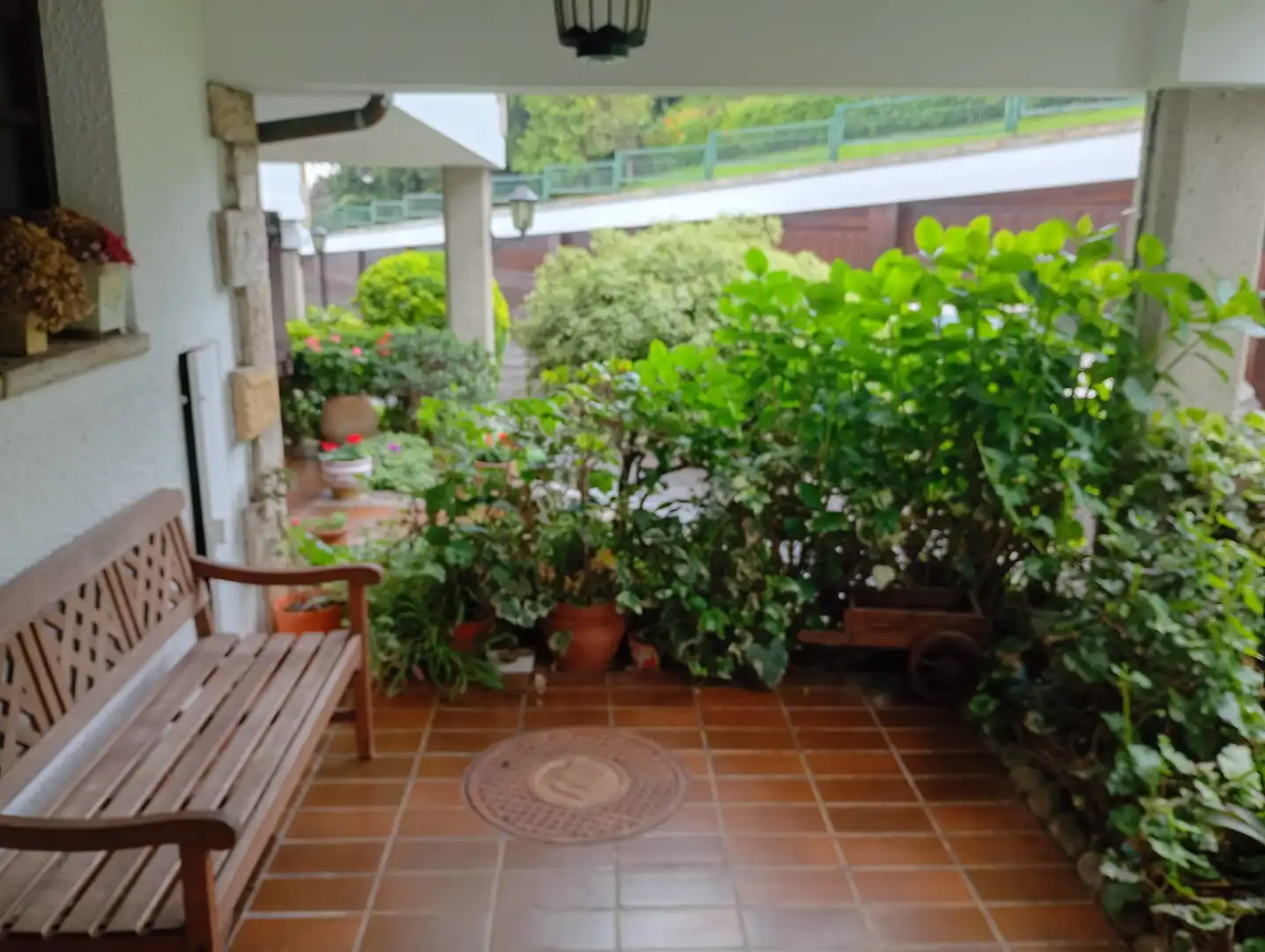 Terrassa de Casa adosada en venda en Gijón  amb Calefacció, Jardí privat i Terrassa