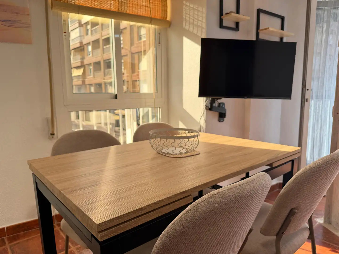 Esszimmer von Wohnung zur Miete in Águilas mit Klimaanlage, Möbliert und Balkon