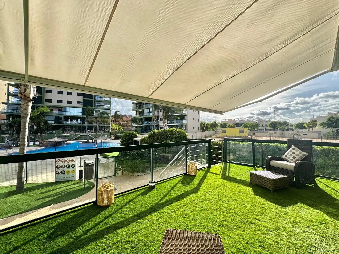 Terraza de Casa o chalet de alquiler en Pilar de la Horadada con Aire acondicionado, Calefacción y Terraza