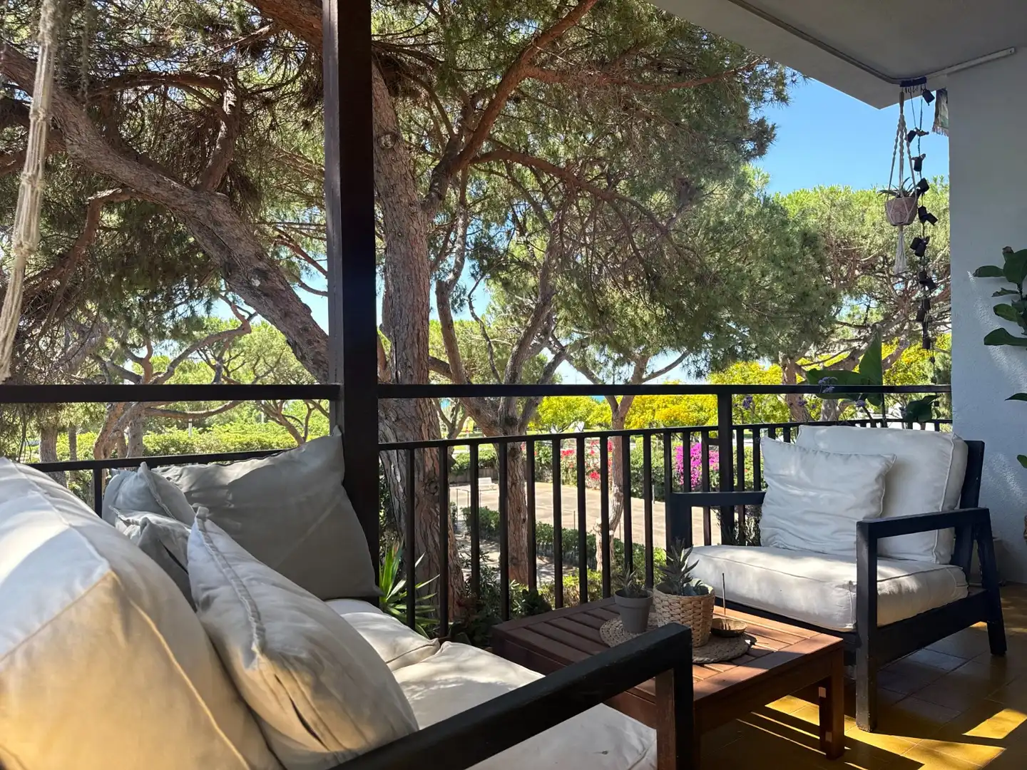 Terrassa de Apartament de lloguer en Castelldefels amb Calefacció, Parquet i Terrassa