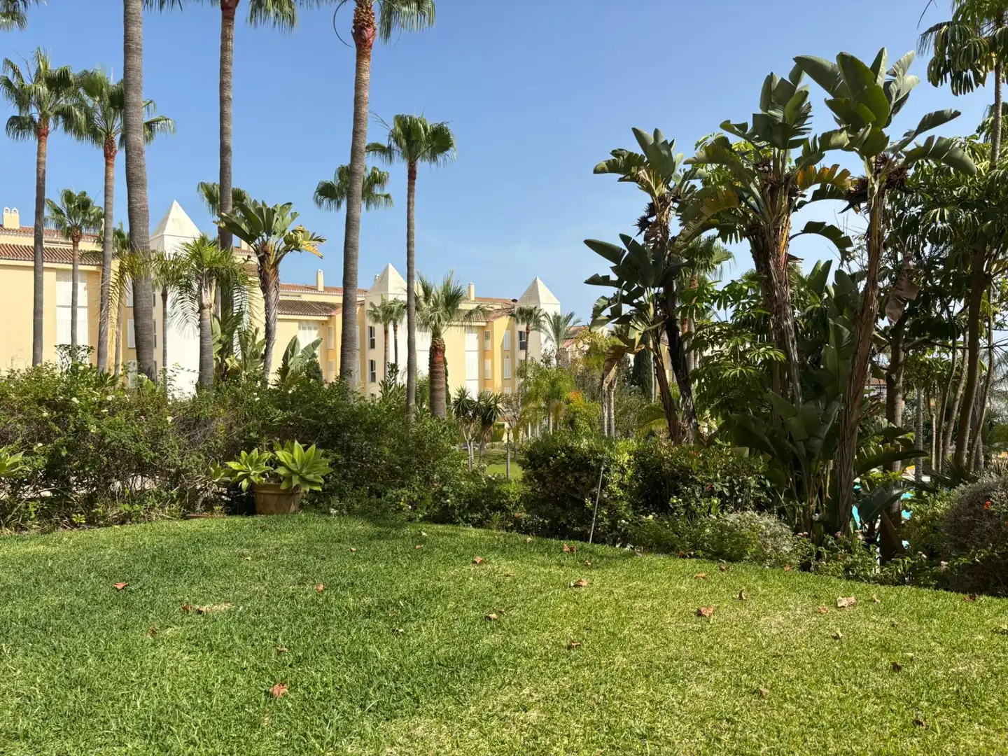 Jardín de Apartamento de alquiler en Marbella con Aire acondicionado, Terraza y Piscina comunitaria