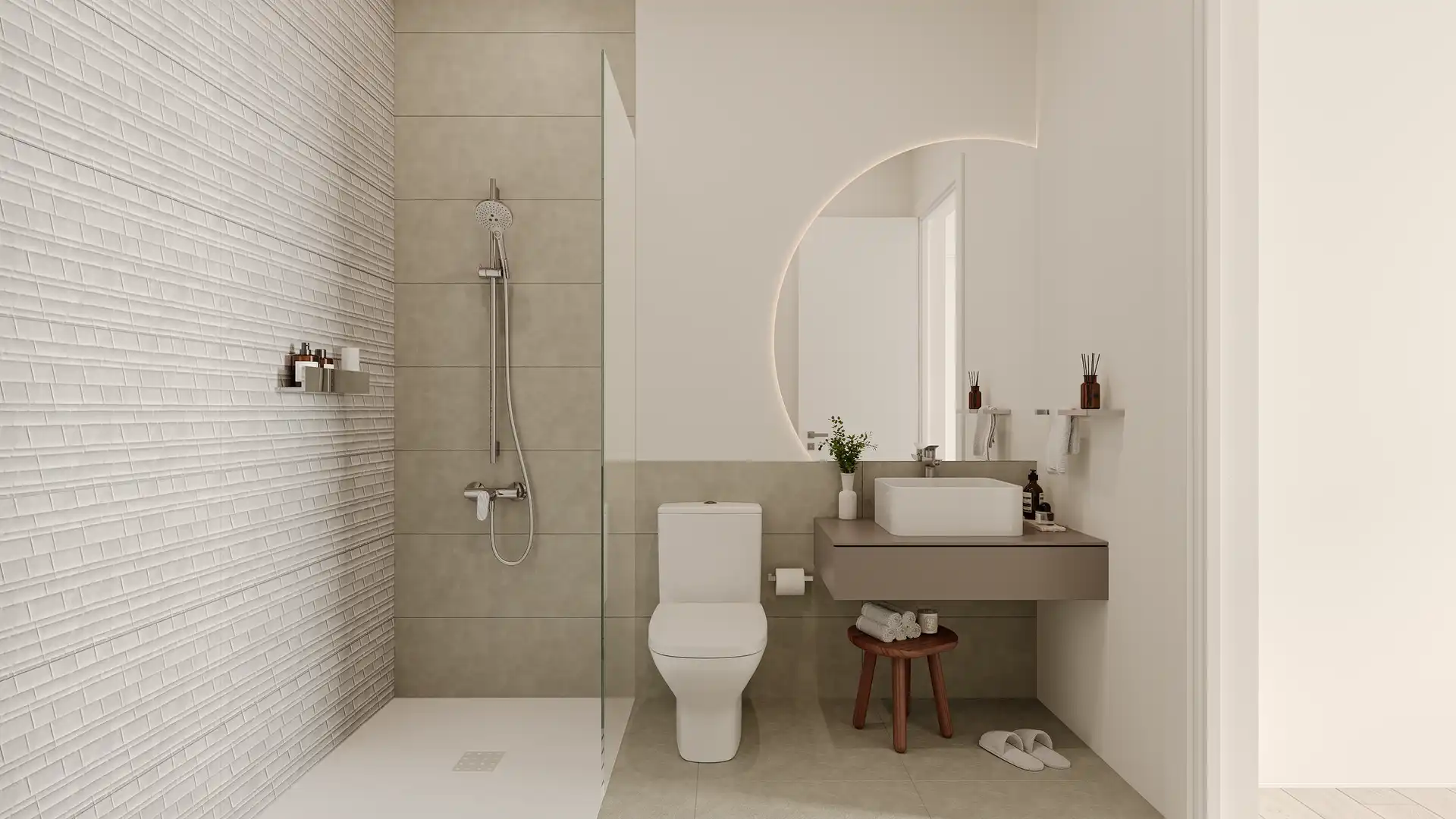 Baño de Apartamento en venta en Mijas con Terraza