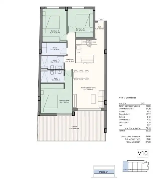 Apartamento con piscina en venta en Benijófar, imagen 8
