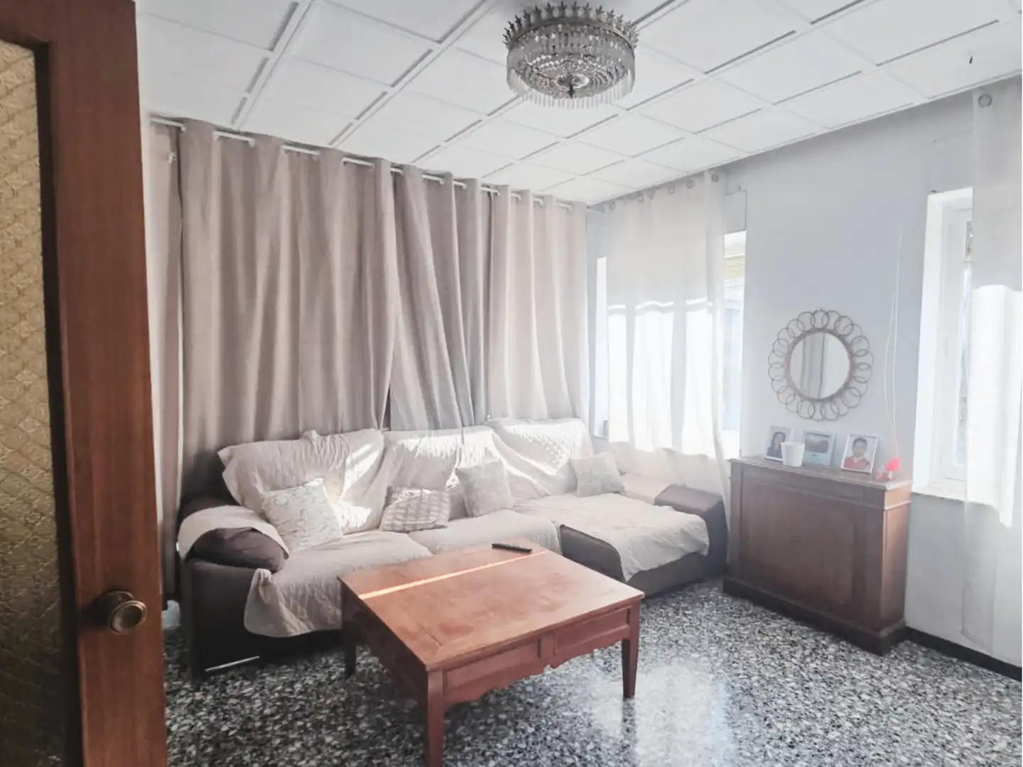 Wohnzimmer von Wohnung zum Verkauf in Elda mit Möbliert und Balkon