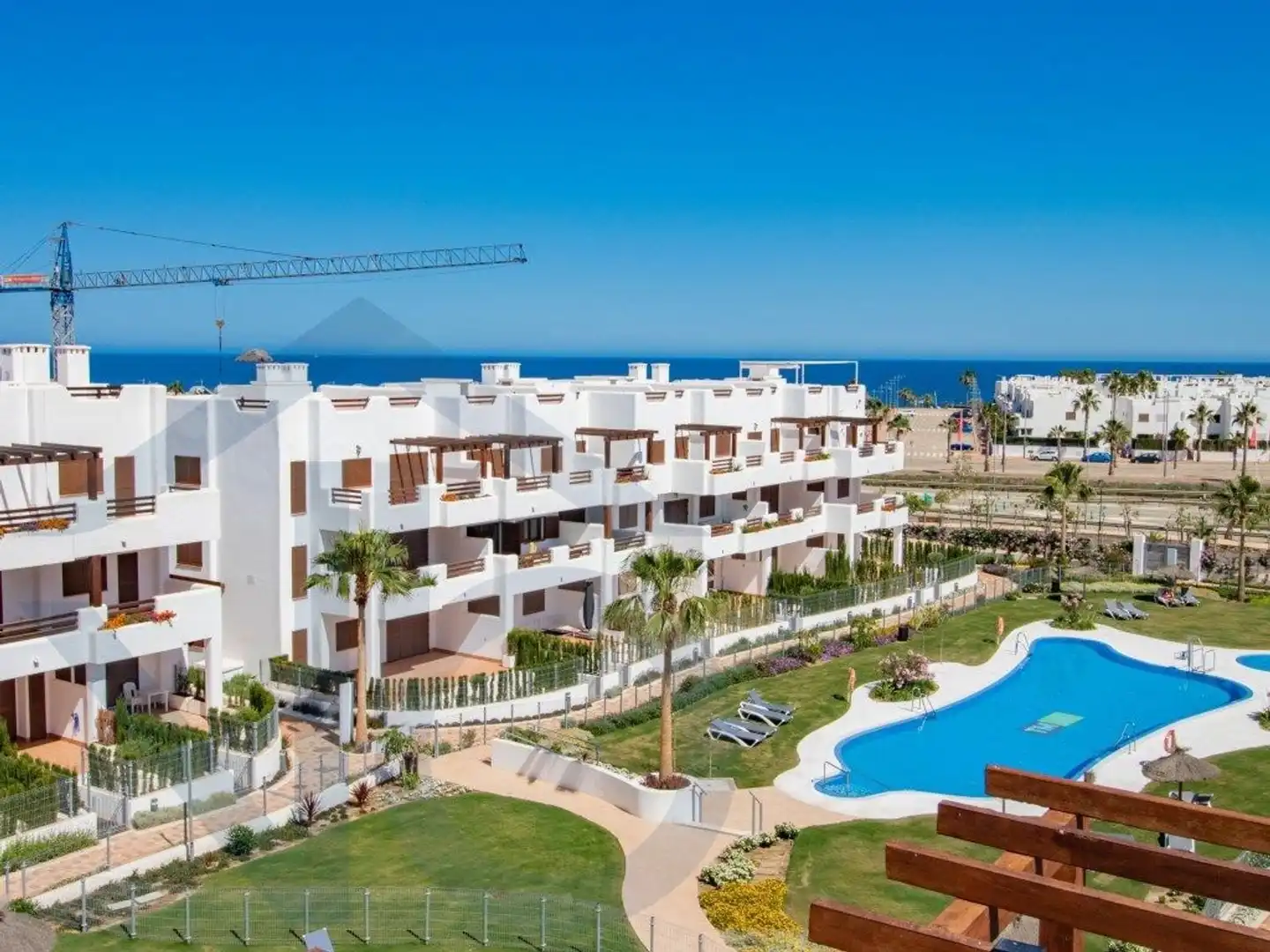 Exterior view of Flat for sale in Pulpí  with Air Conditioner, Terrace and Swimming Pool