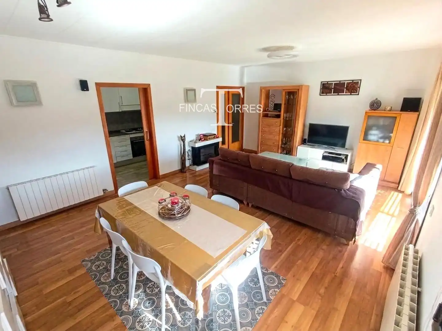 Sala de estar de Piso en venta en Barcelona con Aire acondicionado y Terraza