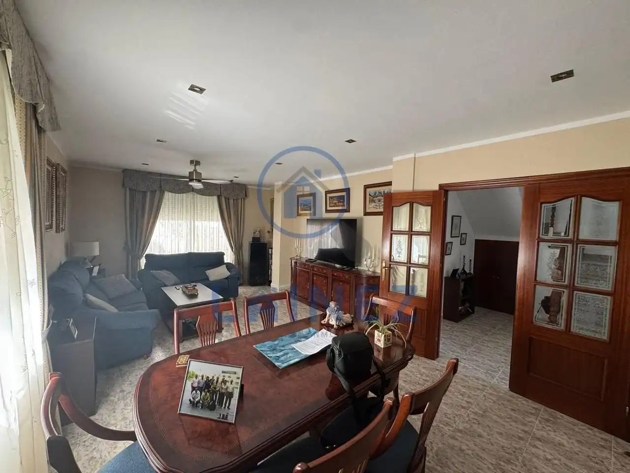 Sala d'estar de Casa o xalet en venda en Villaharta amb Calefacció, Jardí privat i Terrassa