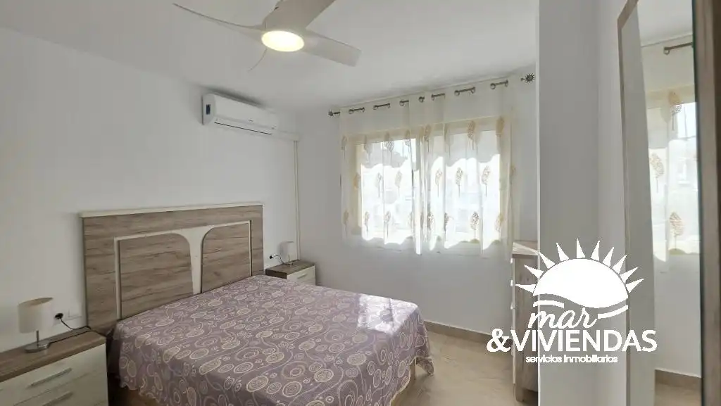 Bedroom of Flat for sale in Garrucha  with Air Conditioner, Heating and Terrace