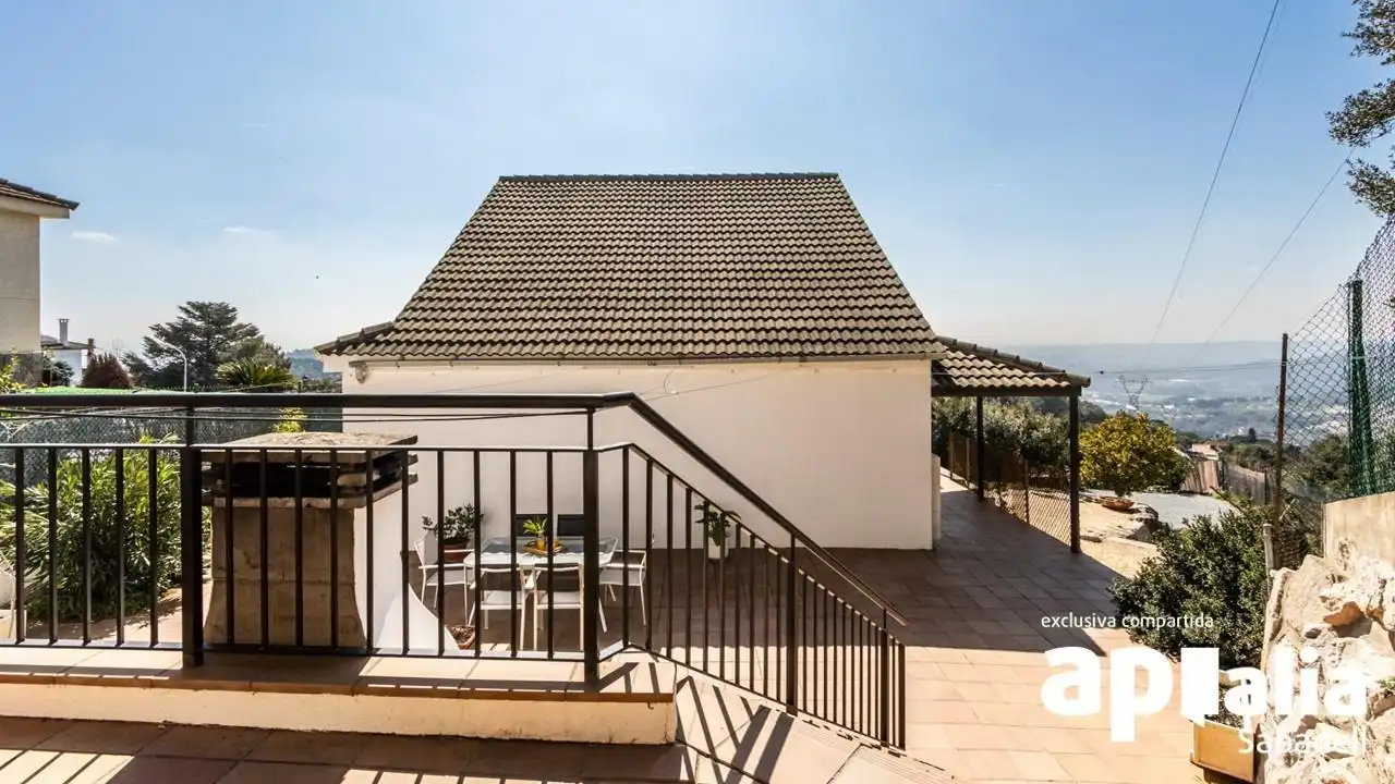 Terraza de Casa o chalet en venta en Caldes de Montbui