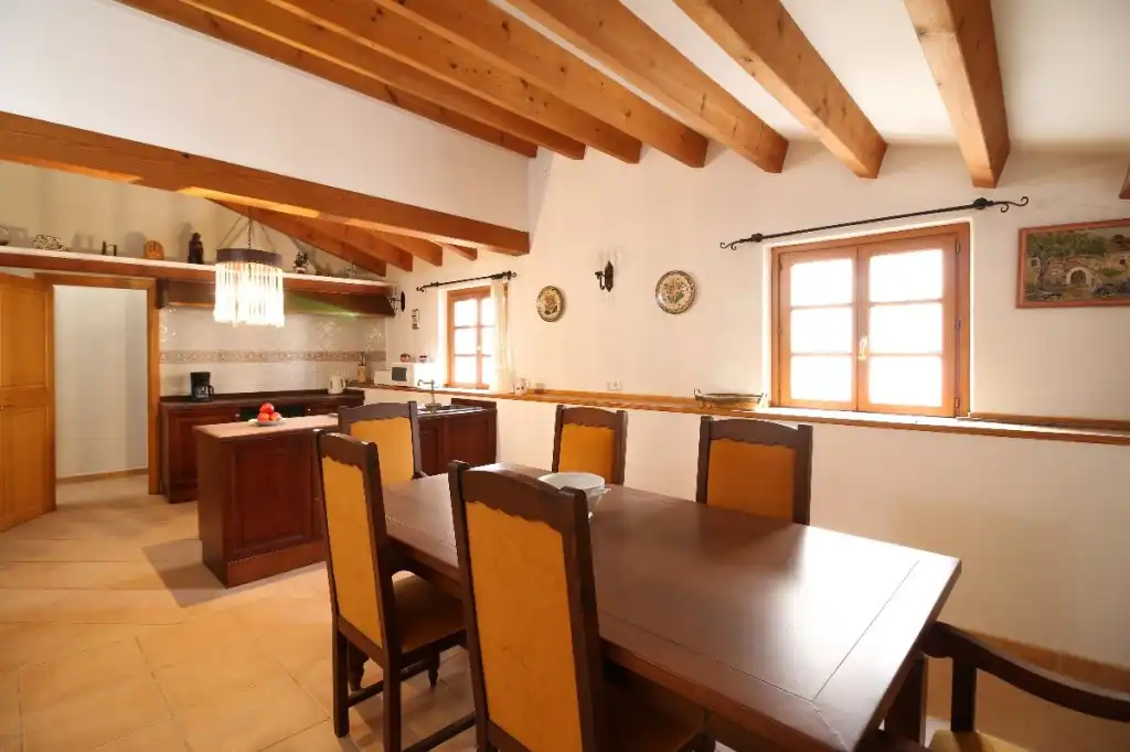 Dining room of Detached homes for sale in Alcúdia  with Air Conditioner, Terrace and Furnished
