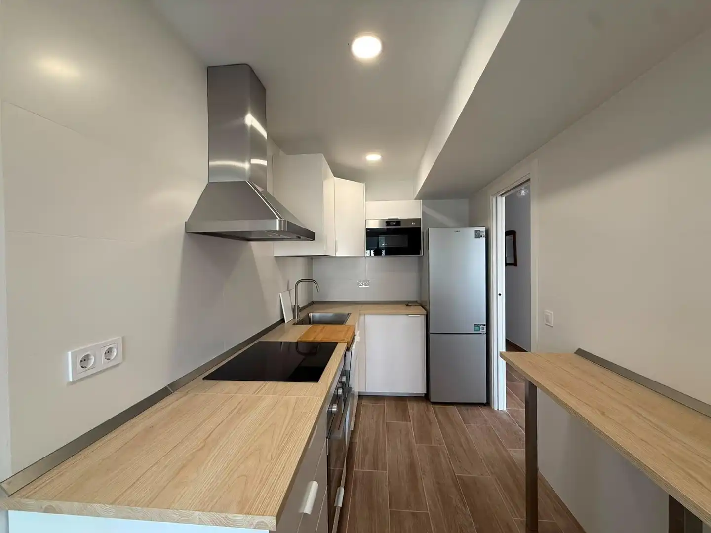 Kitchen of Flat for rent in Málaga  with Air Conditioner, Heating and Furnished