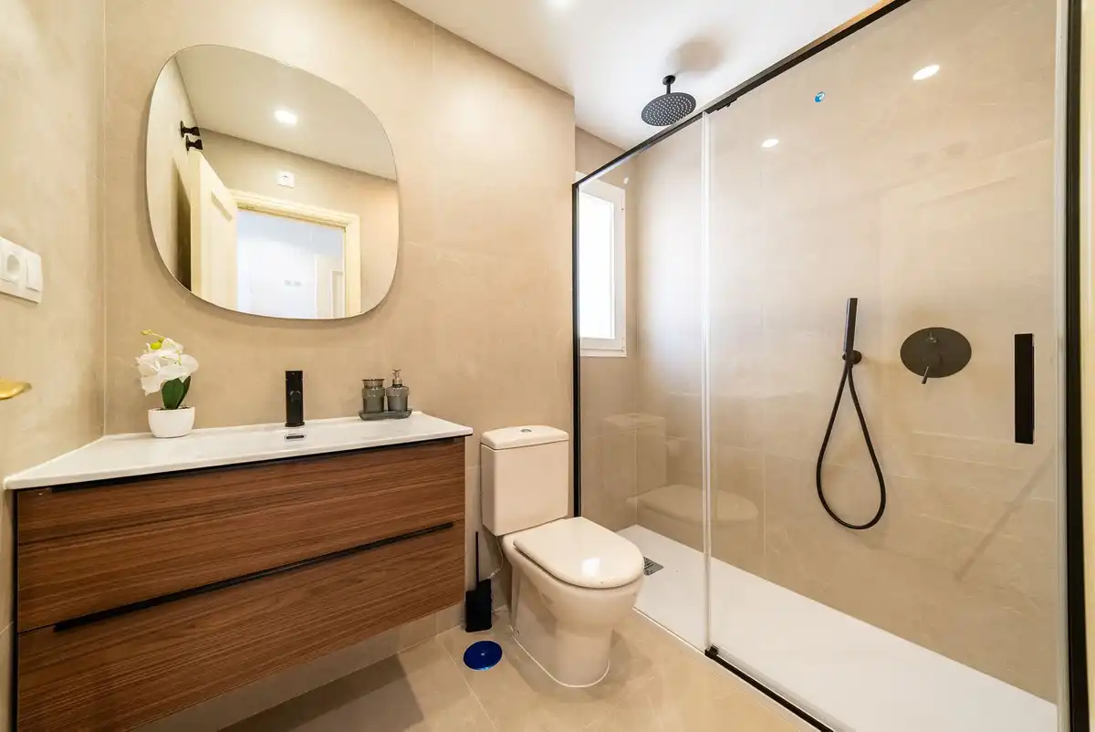 Baño de Planta baja en venta en Mijas con Aire acondicionado, Calefacción y Terraza