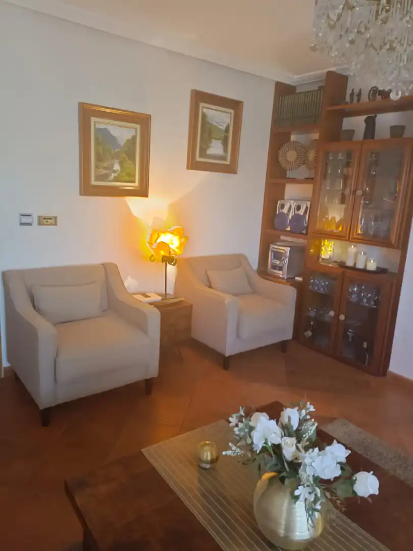 Living room of Detached homes for sale in Olmedo  with Heating, Private garden and Parquet flooring