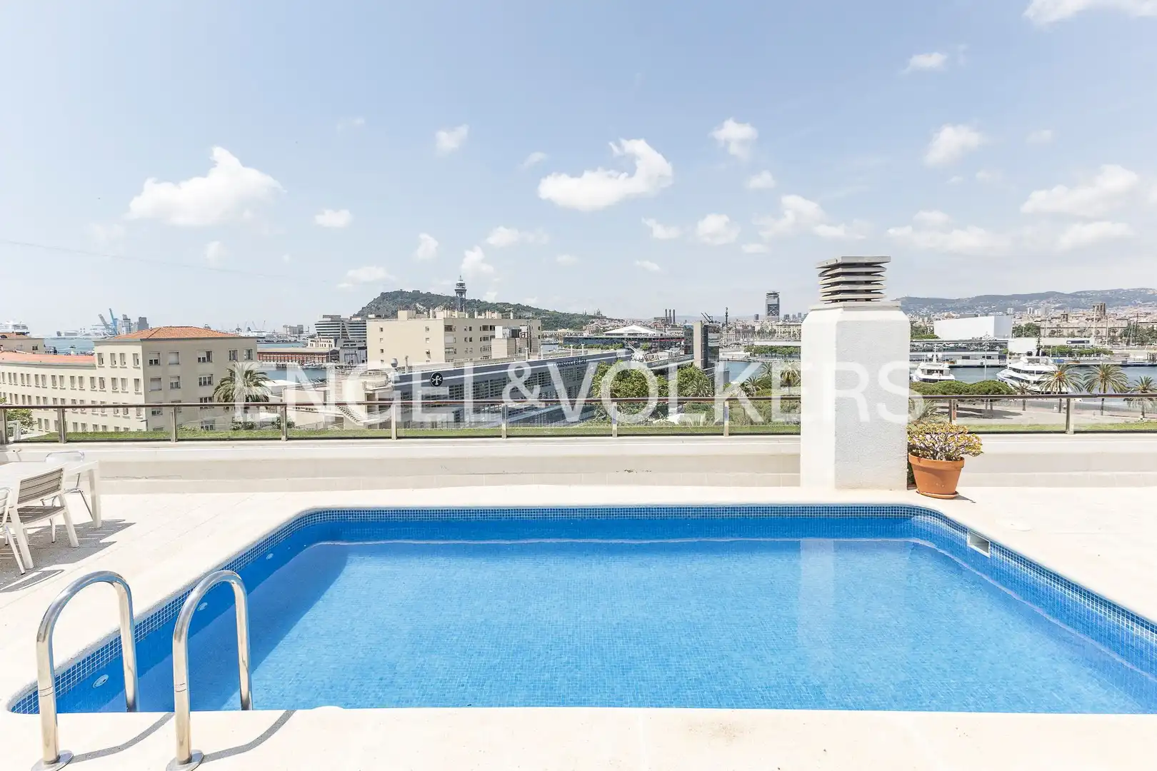 Terrasse von Wohnung zur Miete in Barcelona mit Klimaanlage, Heizung und Parkett