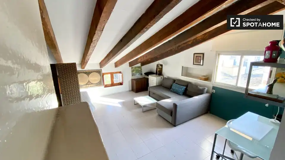 Appartamento con terrazza in affitto a Ciutat Vella, imagen 4