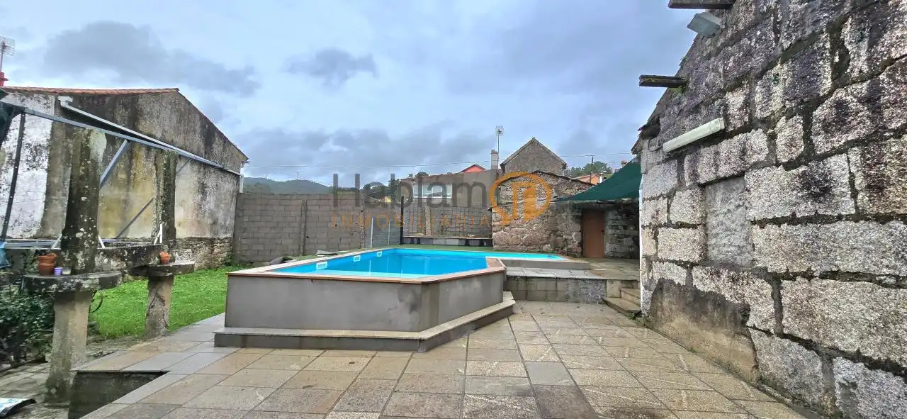 Piscina de Casa o chalet en venta en Vilagarcía de Arousa con Jardín privado, Terraza y Trastero