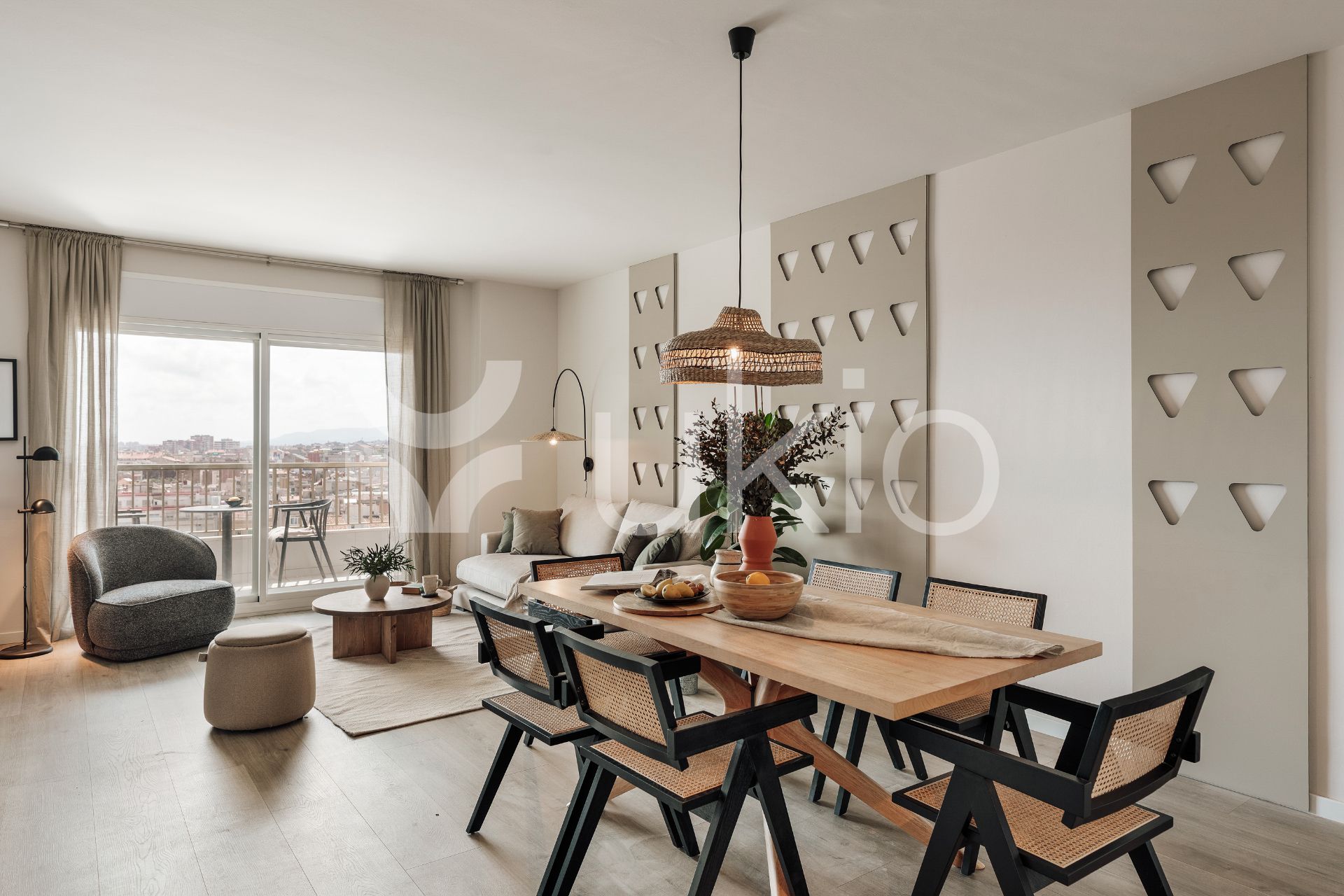 Living room of Apartment to rent in  Barcelona Capital  with Air Conditioner, Heating and Furnished