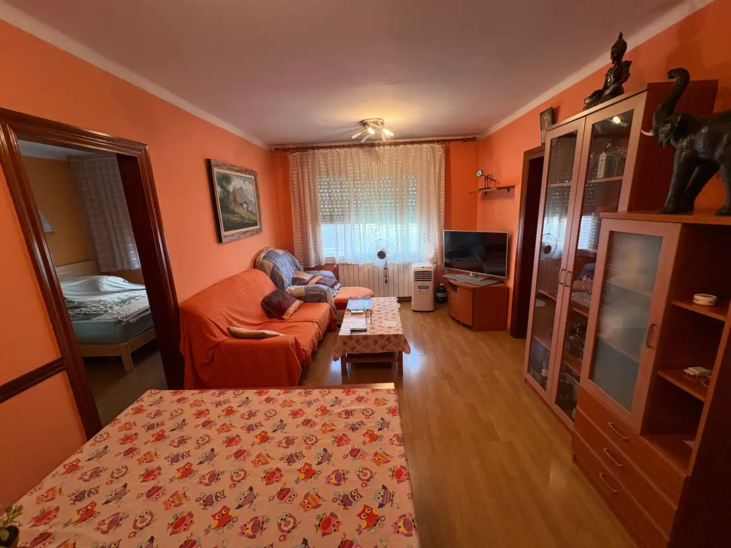 Sala de estar de Piso en venta en Mollet del Vallès con Calefacción y Amueblado