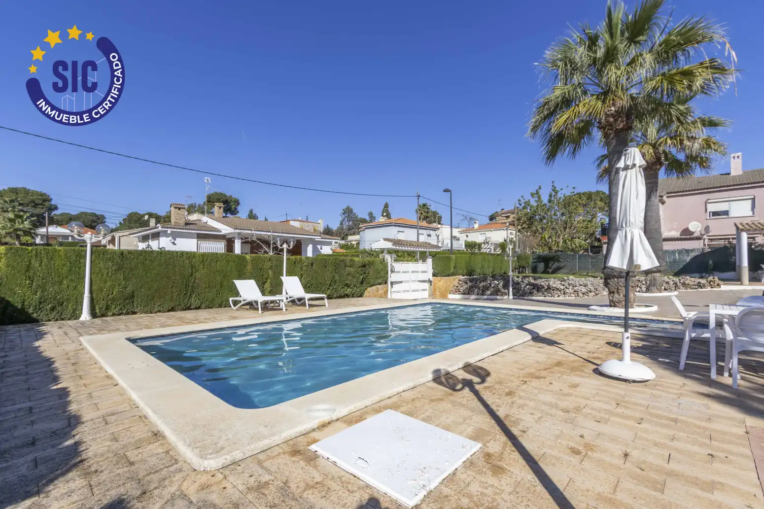 Piscina de Casa o xalet en venda en Torrent amb Aire condicionat, Calefacció i Jardí privat