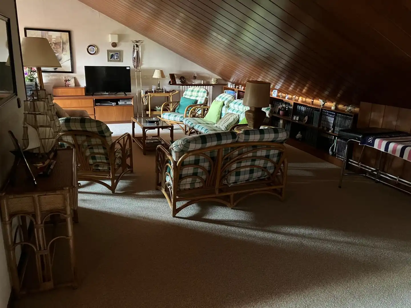 Sala de estar de Casa o chalet en venta en Berga con Amueblado