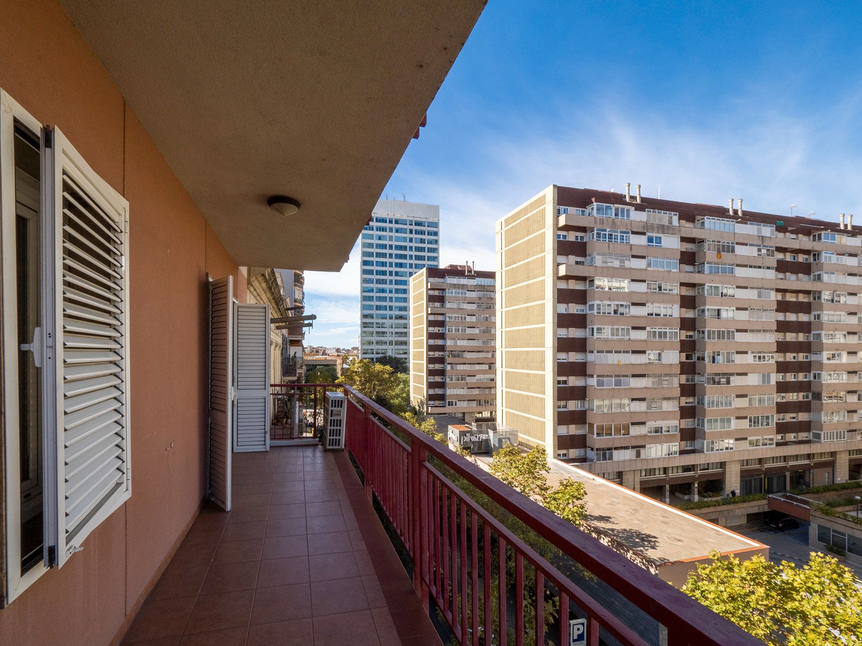 Balcony of Flat for sale in  Barcelona Capital  with Air Conditioner, Heating and Parquet flooring