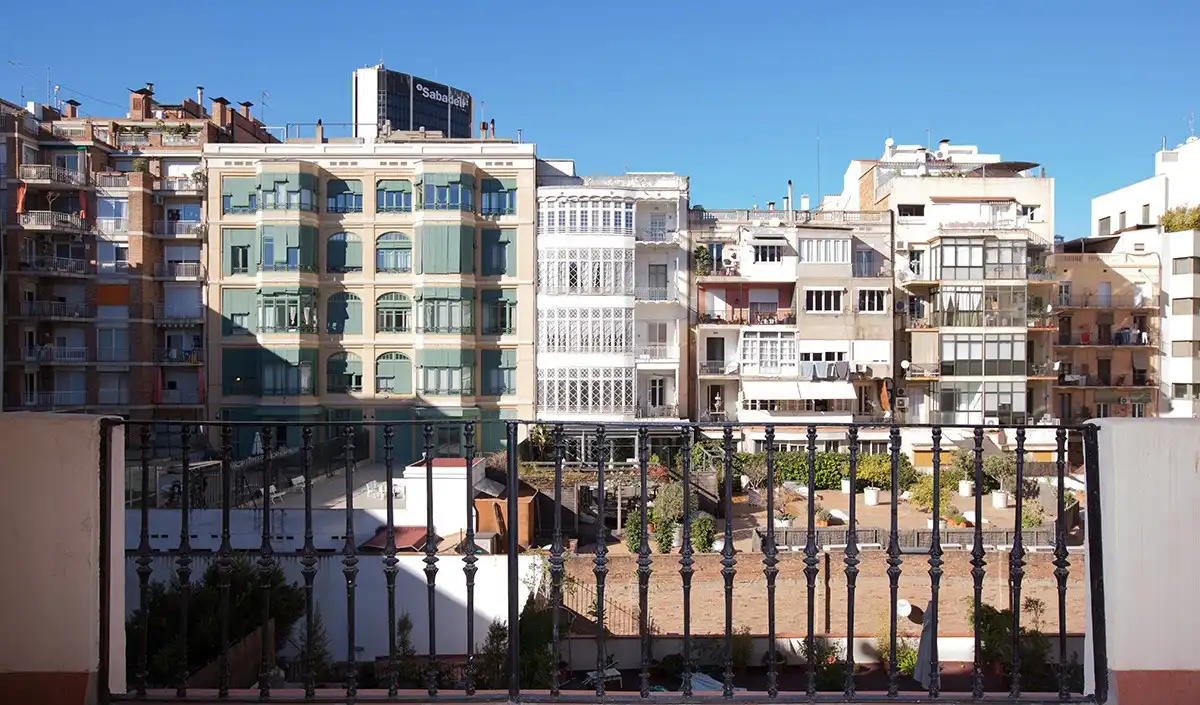 Vista exterior de Oficina de alquiler en Barcelona con Aire acondicionado, Calefacción y Terraza