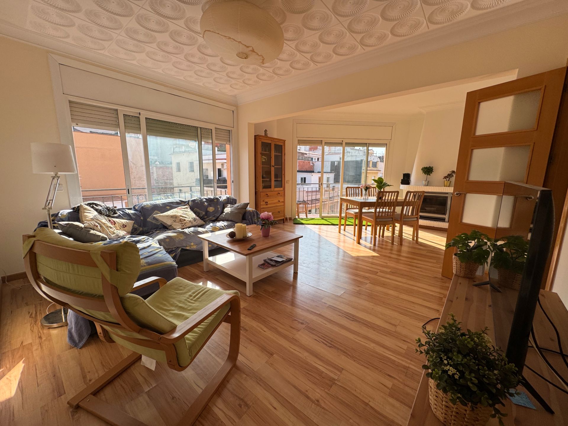 Living room of Attic for sale in Sant Feliu de Guíxols  with Heating, Terrace and Storage room