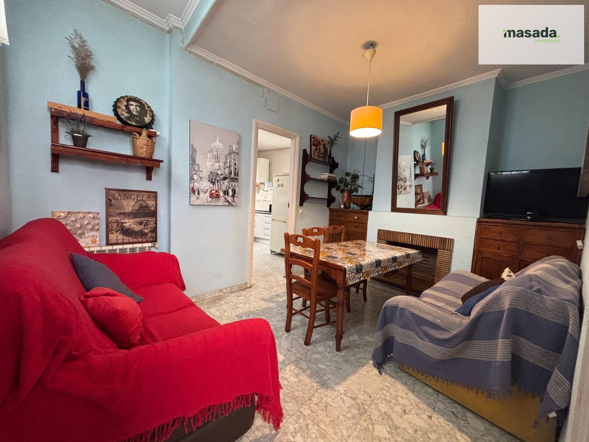 Living room of Flat to share in  Granada Capital  with Heating, Terrace and Balcony
