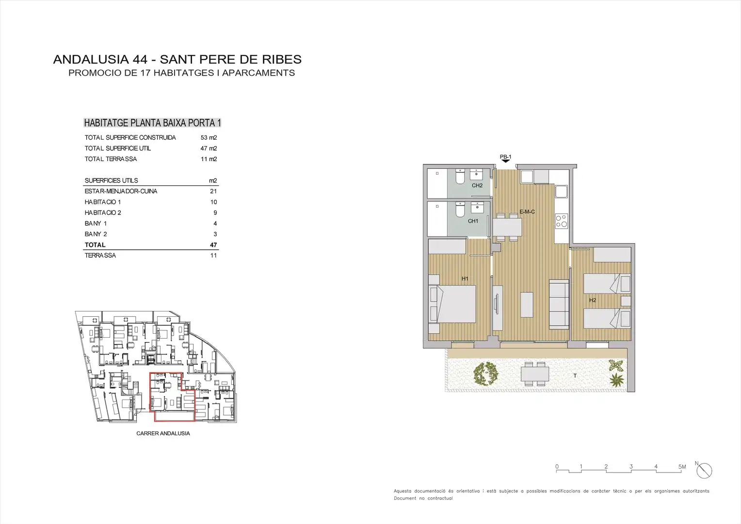 Wohnung zum Verkauf in Sant Pere de Ribes mit Klimaanlage, Heizung und Terrasse