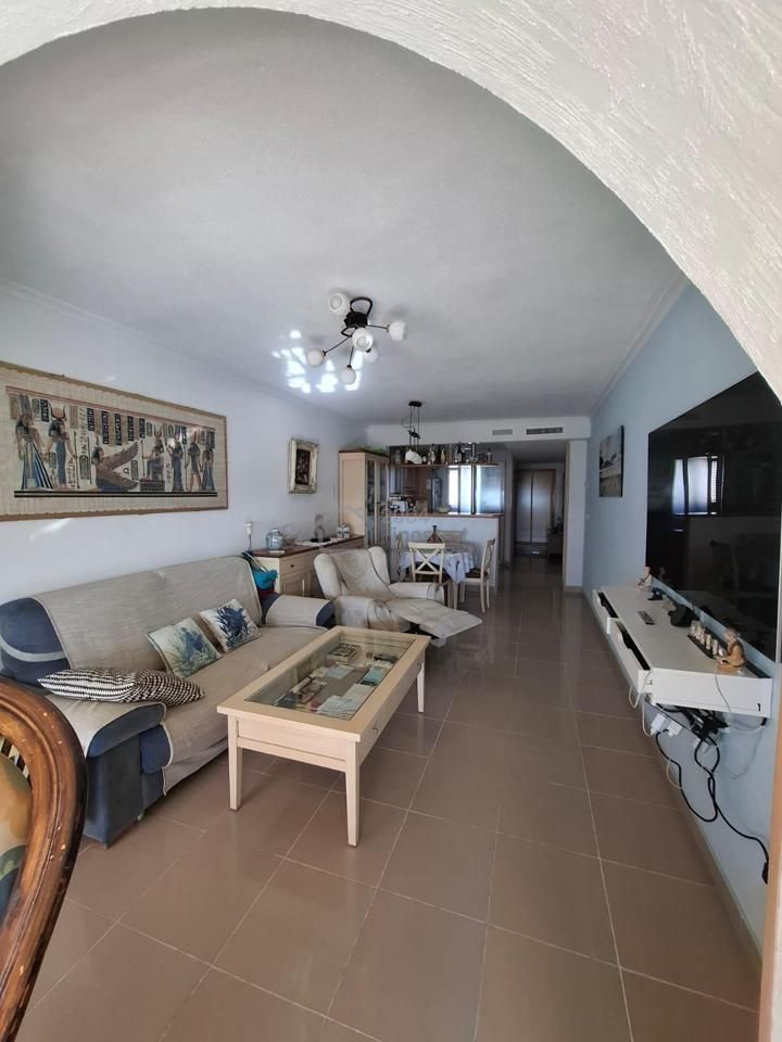 Living room of Flat for sale in Villajoyosa / La Vila Joiosa  with Air Conditioner, Terrace and Storage room