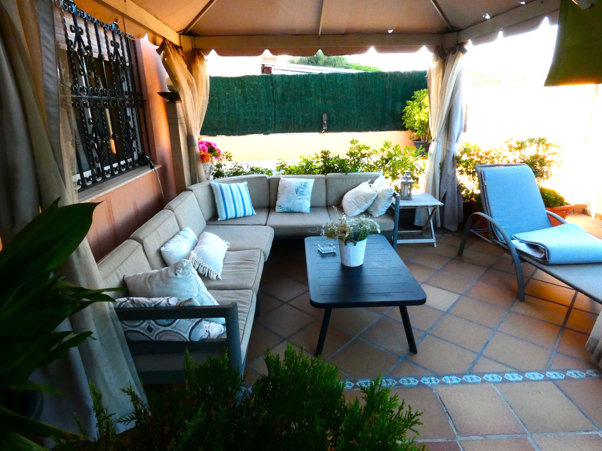 Terraza de Casa o chalet en venta en El Puig de Santa Maria con Aire acondicionado, Calefacción y Jardín privado