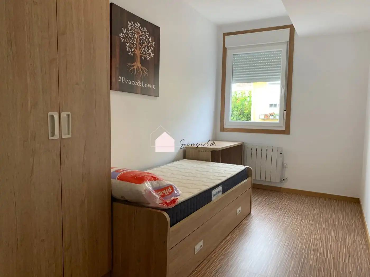 Schlafzimmer von Wohnung zur Miete in Mos mit Heizung, Terrasse und Abstellraum