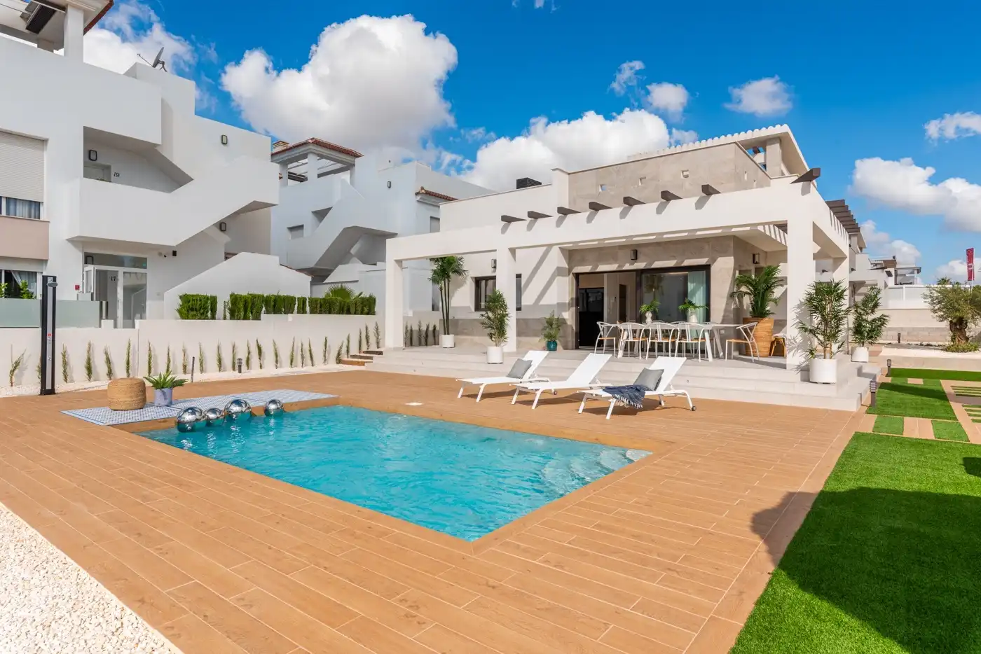 Terrace of Houses for rent in Rojales  with Air Conditioner, Heating and Private garden
