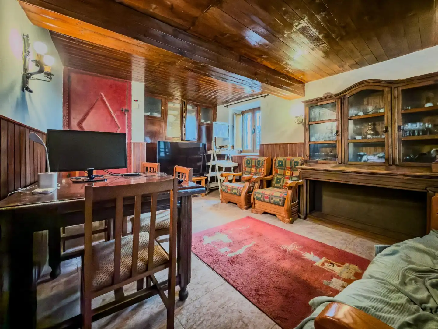 Sala de estar de Casa adosada en venta en Merindad de Valdeporres con Calefacción