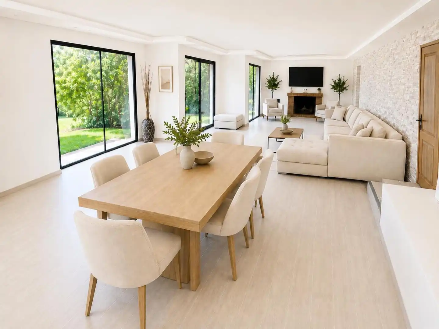 Comedor de Casa o chalet en venta en El Real de Gandia con Aire acondicionado, Terraza y Piscina
