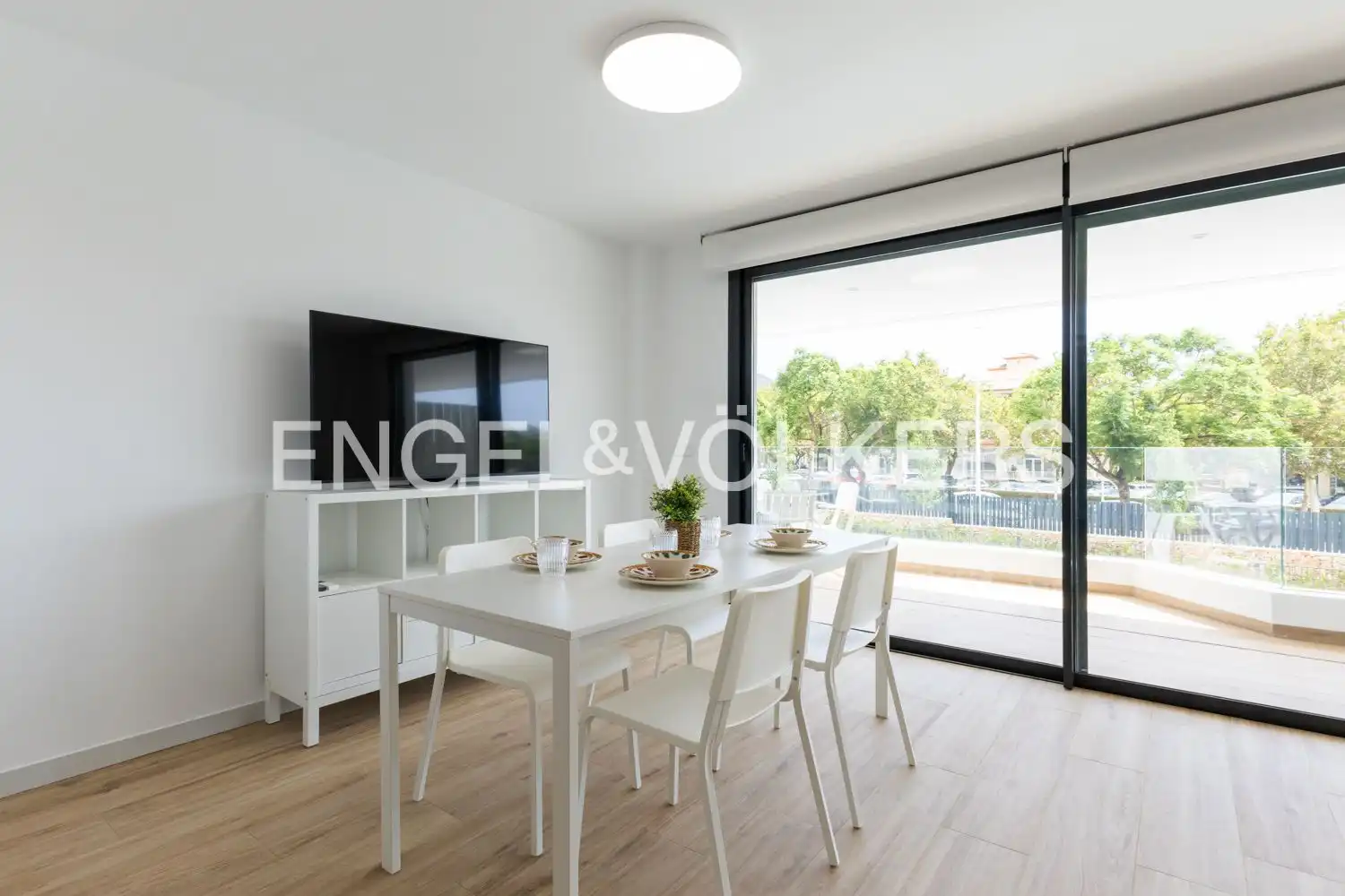 Dining room of Flat for rent in Jávea / Xàbia  with Air Conditioner, Heating and Terrace