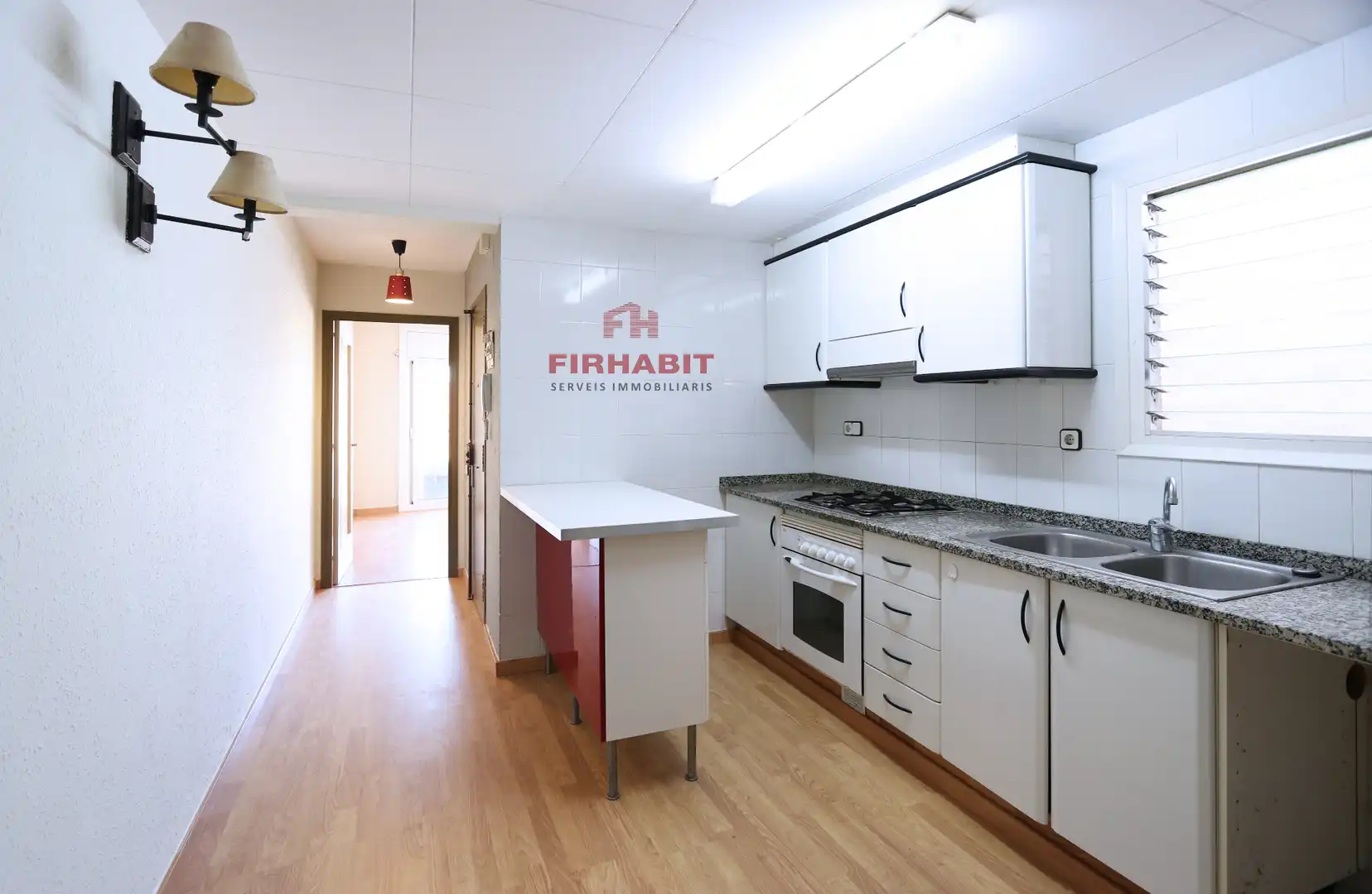Kitchen of Flat for sale in Arenys de Mar  with Air Conditioner, Parquet flooring and Balcony