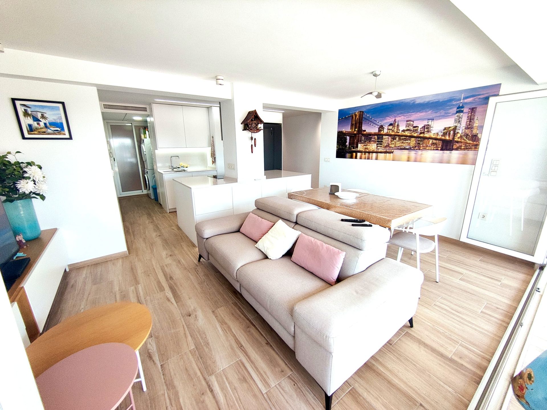 Living room of Flat for sale in Santa Pola  with Air Conditioner, Heating and Terrace