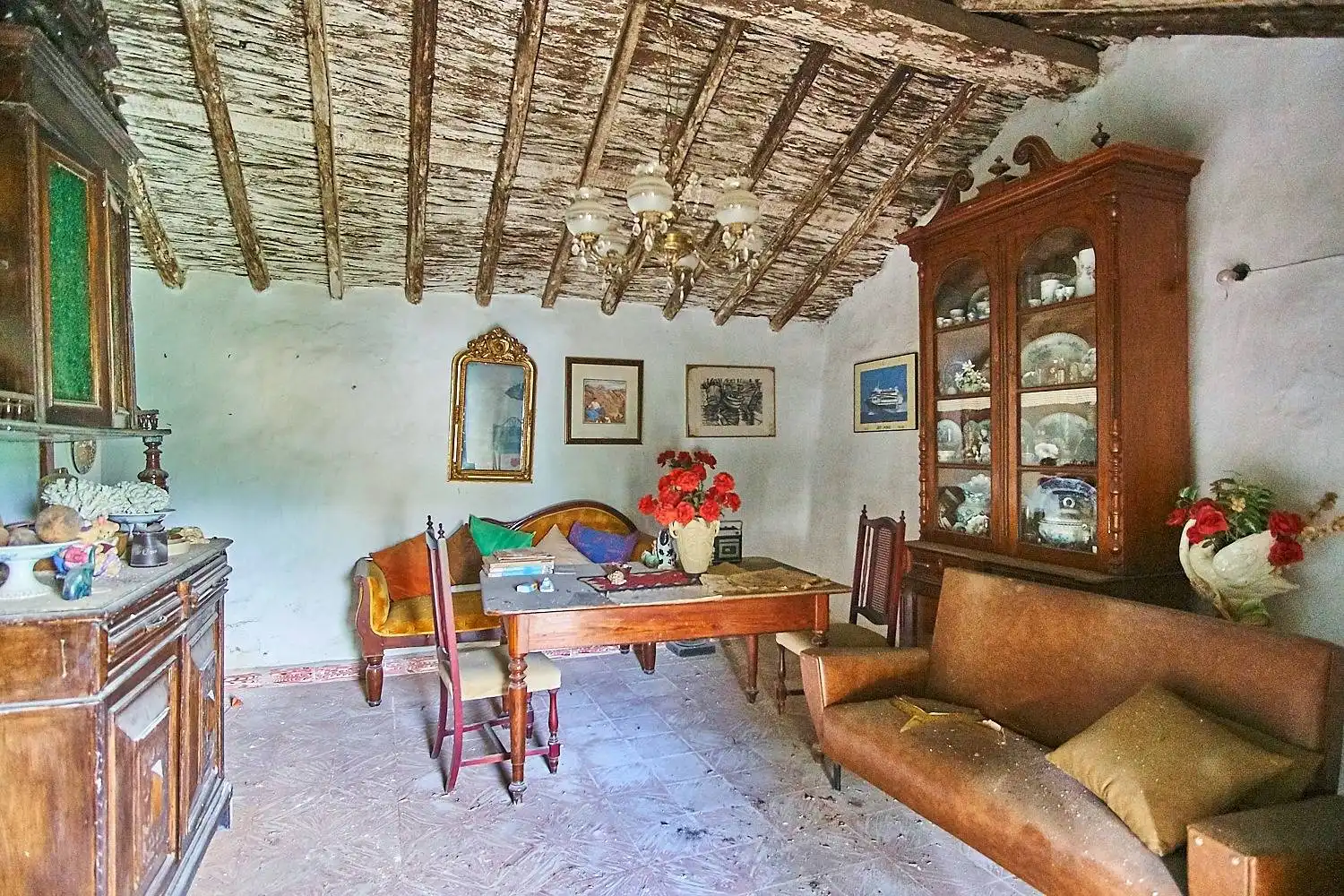 Sala d'estar de Finca rústica en venda en Las Palmas de Gran Canaria amb Jardí privat, Terrassa i Traster