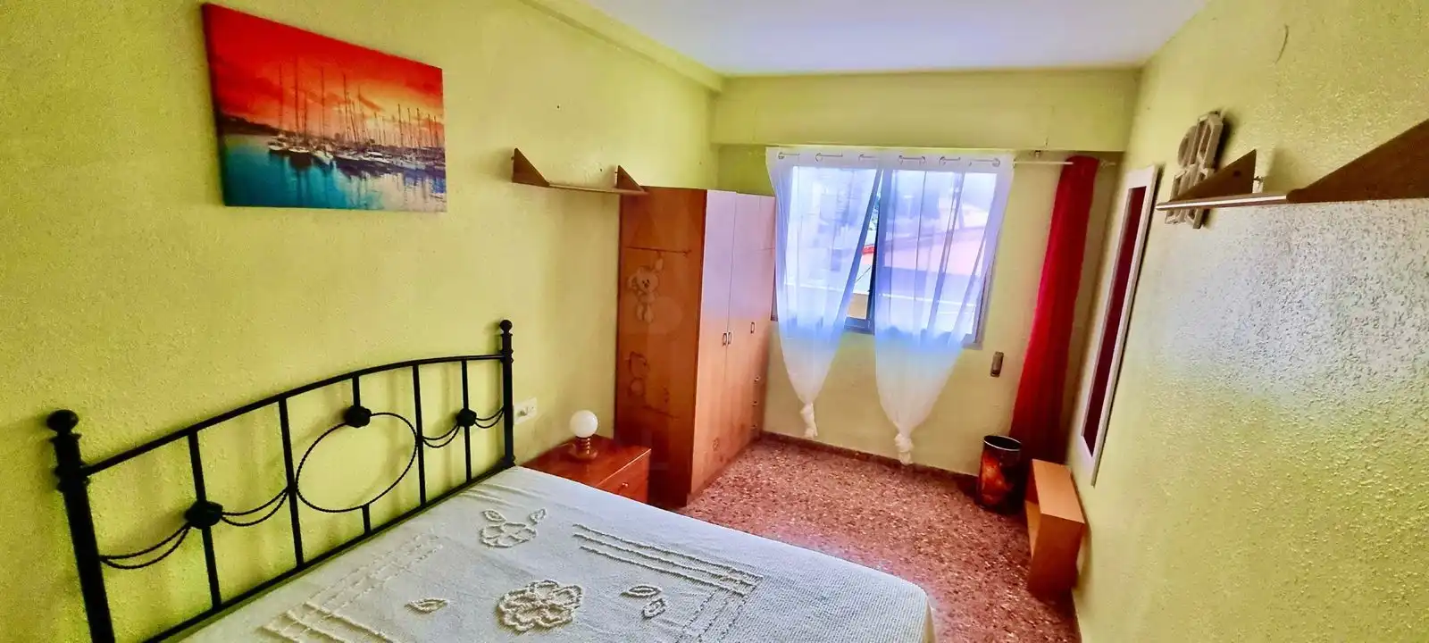 Bedroom of Flat for sale in Biar, Alicante