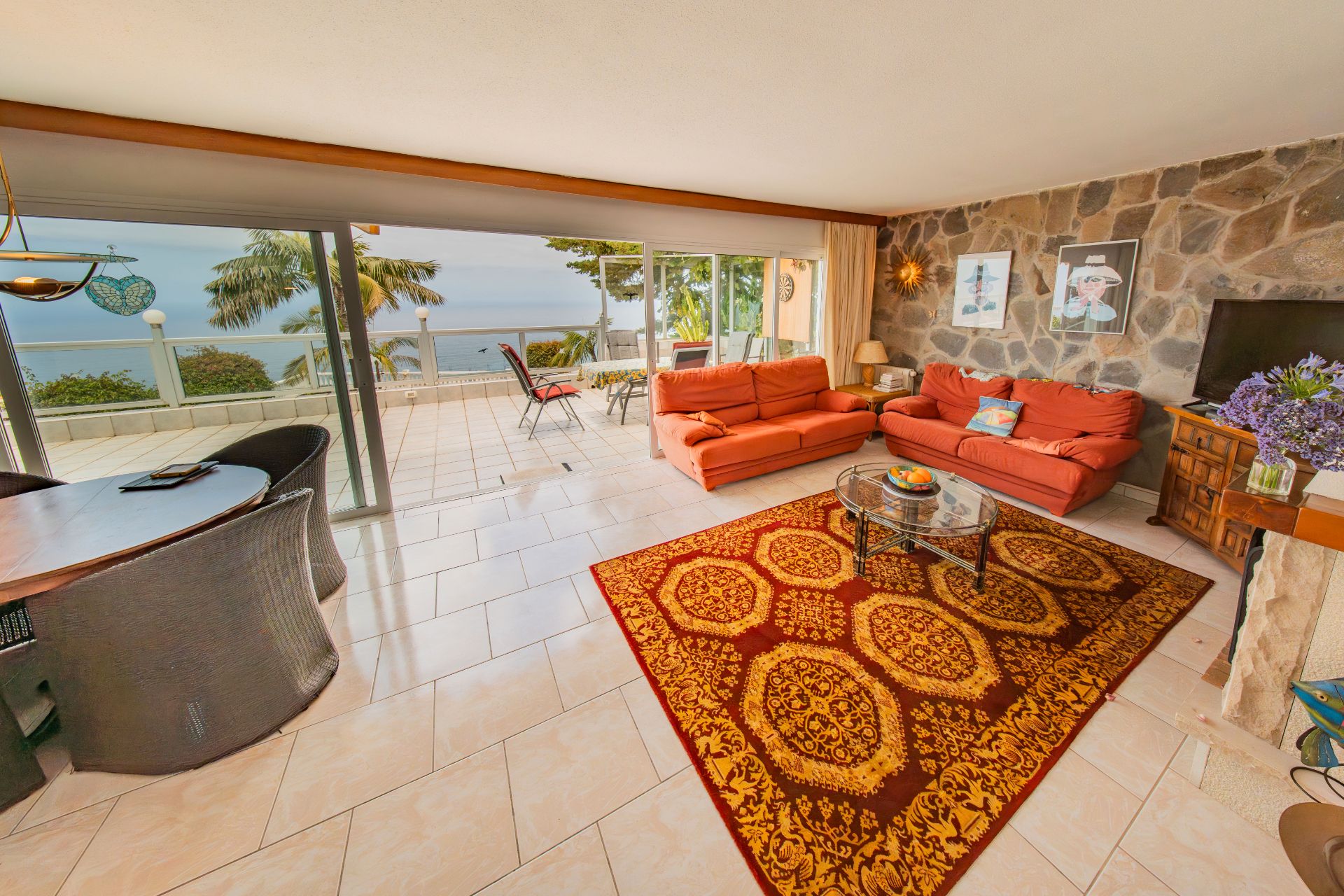 Living room of House or chalet for sale in El Sauzal  with Private garden, Terrace and Swimming Pool