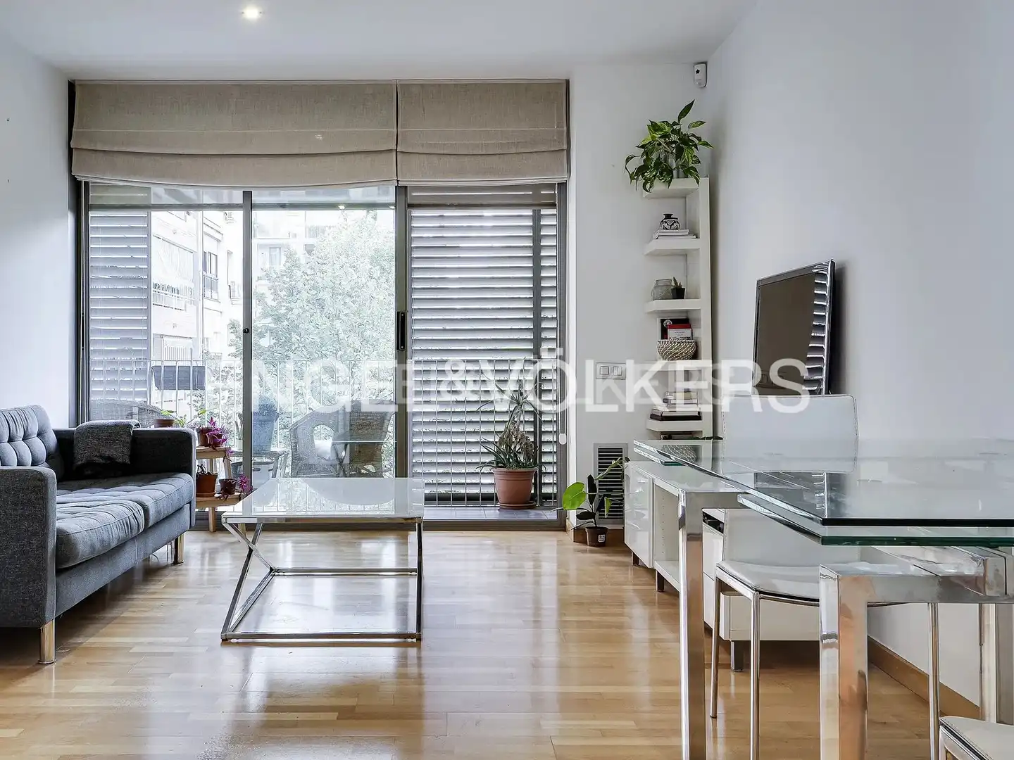 Vista exterior de Piso en venta en  Barcelona Capital con Aire acondicionado, Calefacción y Parquet