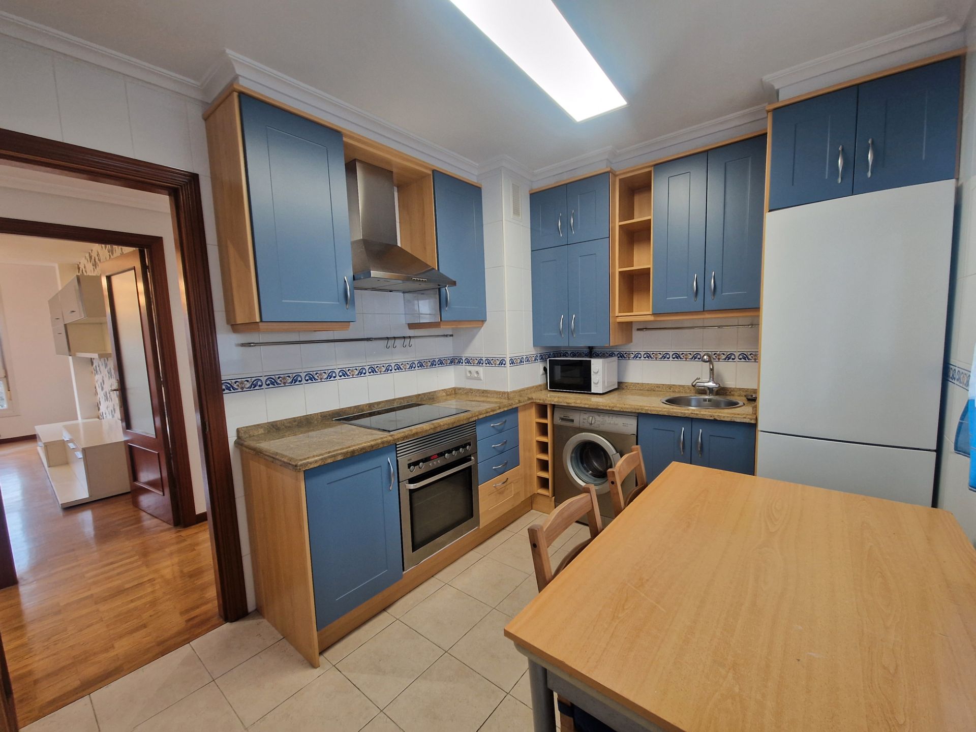 Kitchen of Flat for sale in Corvera de Asturias  with Heating, Parquet flooring and Terrace