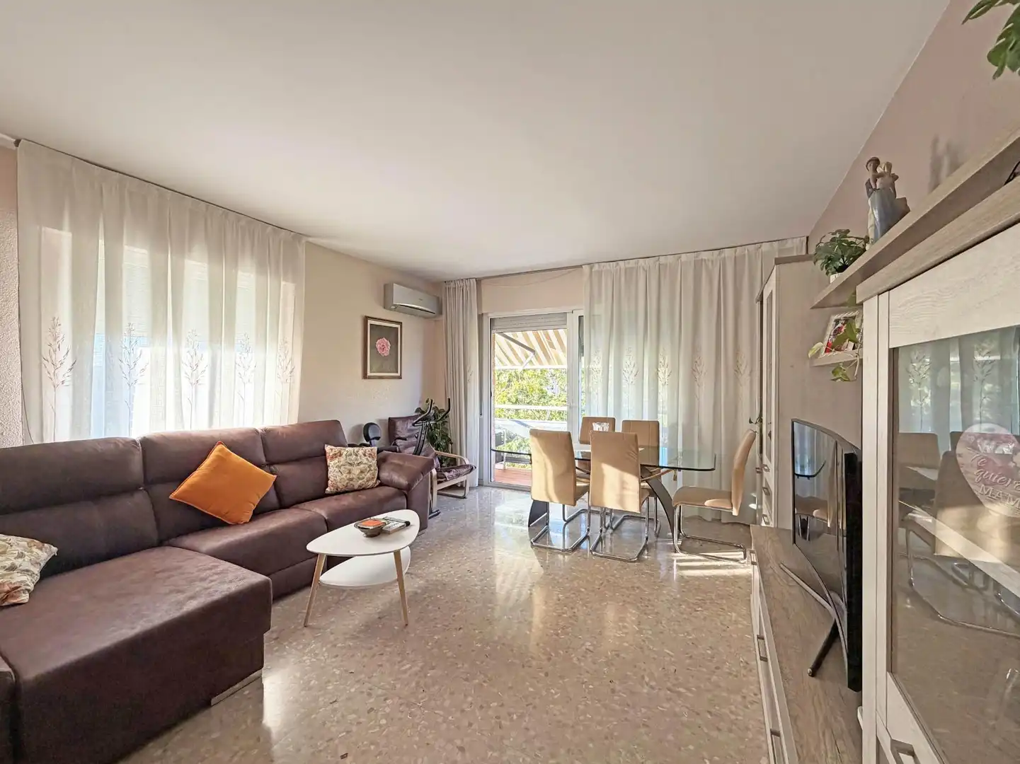 Sala d'estar de Àtic en venda en Sabadell amb Aire condicionat, Calefacció i Balcó