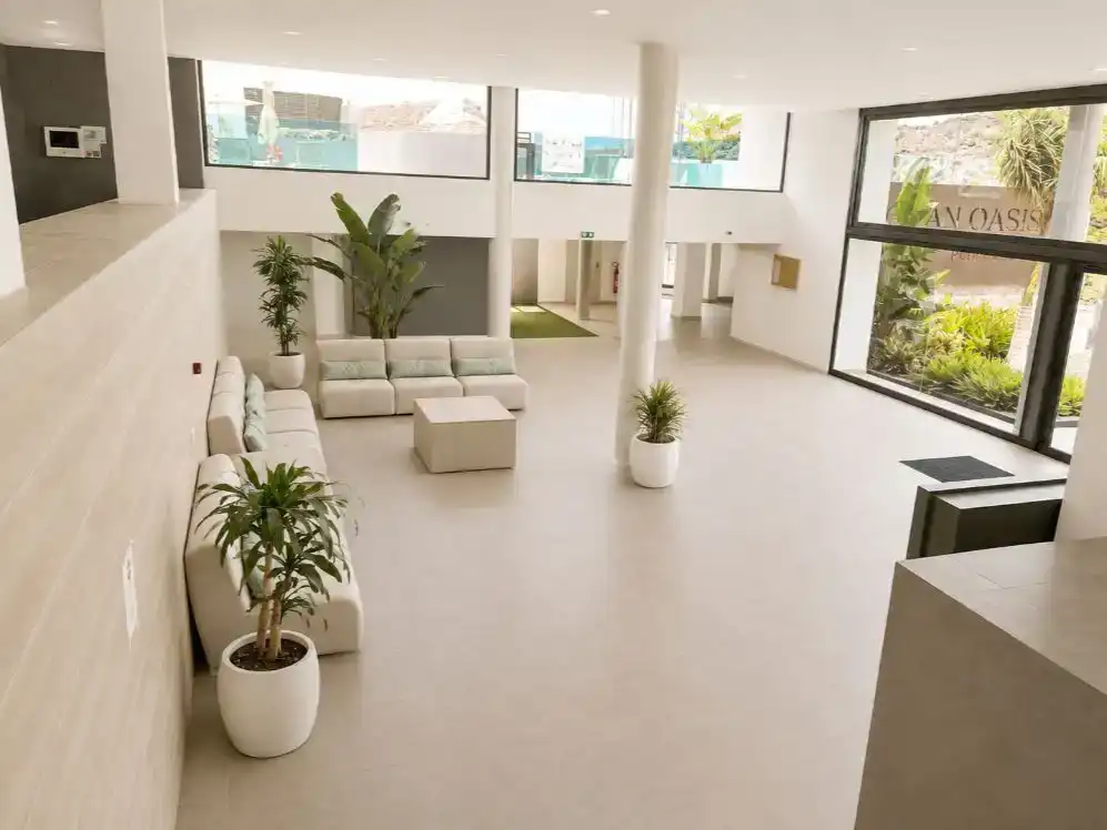 Wohnungen zur Miete in Mogán mit Klimaanlage, Privatgarten und Abstellraum